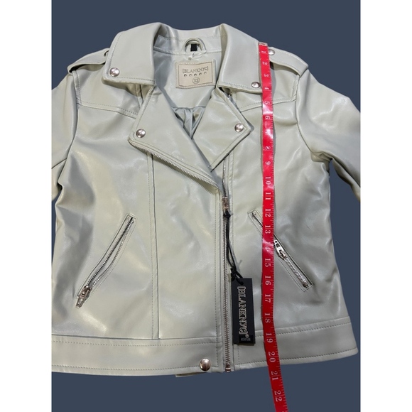 BLANKNYC Jacket XS Light Green Moto NWT - Picture 4 of 8